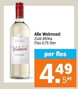 Aanbiedingen Alle welmoed - Witte wijnen - Geldig van 04/09/2023 tot 10/09/2023 bij Albert Heijn