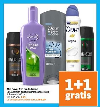 Aanbiedingen Andrélon classic shampoo iedere dag - Andrelon - Geldig van 04/09/2023 tot 10/09/2023 bij Albert Heijn