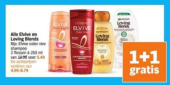 Aanbiedingen Elvive color vive shampoo - L'Oreal Paris - Geldig van 04/09/2023 tot 10/09/2023 bij Albert Heijn