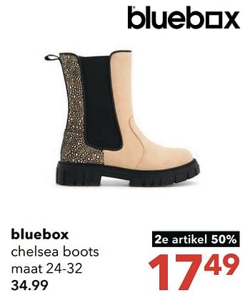 Aanbiedingen Bluebox chelsea boots - Blue-Box - Geldig van 28/08/2023 tot 10/09/2023 bij Scapino