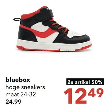 Aanbiedingen Bluebox hoge sneakers - Blue-Box - Geldig van 28/08/2023 tot 10/09/2023 bij Scapino