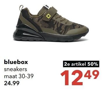 Aanbiedingen Bluebox sneakers - Blue-Box - Geldig van 28/08/2023 tot 10/09/2023 bij Scapino