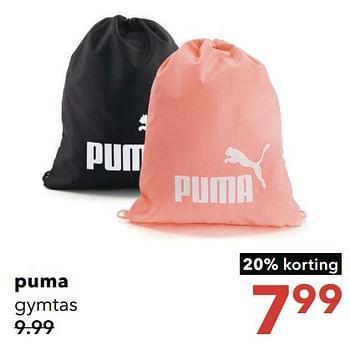 Aanbiedingen Puma gymtas - Puma - Geldig van 28/08/2023 tot 10/09/2023 bij Scapino