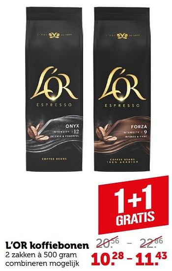 Aanbiedingen L’or koffiebonen - Douwe Egberts - Geldig van 04/09/2023 tot 10/09/2023 bij Coop