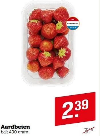 Aanbiedingen Aardbeien - Huismerk - Coop - Geldig van 04/09/2023 tot 10/09/2023 bij Coop