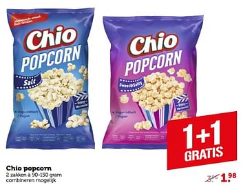 Aanbiedingen Chio popcorn - Chio - Geldig van 04/09/2023 tot 10/09/2023 bij Coop