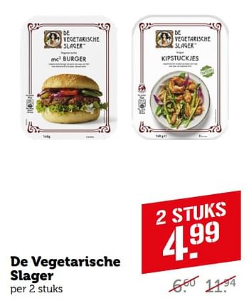 Aanbiedingen De vegetarische slager - De Vegetarische Slager - Geldig van 04/09/2023 tot 10/09/2023 bij Coop