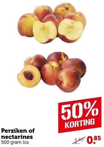 Aanbiedingen Perziken of nectarines - Huismerk - Coop - Geldig van 04/09/2023 tot 10/09/2023 bij Coop