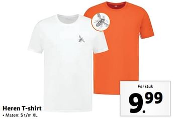 Aanbiedingen Heren t-shirt - Huismerk - Lidl - Geldig van 04/09/2023 tot 10/09/2023 bij Lidl
