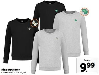 Aanbiedingen Kindersweater - Huismerk - Lidl - Geldig van 04/09/2023 tot 10/09/2023 bij Lidl