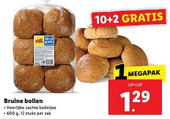 Aanbiedingen Bruine bollen - Huismerk - Lidl - Geldig van 04/09/2023 tot 10/09/2023 bij Lidl