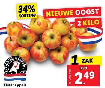 Aanbiedingen Elstar appels - Huismerk - Lidl - Geldig van 04/09/2023 tot 10/09/2023 bij Lidl