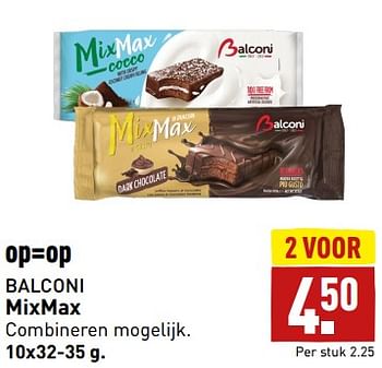 Aanbiedingen Mixmax - Balconi - Geldig van 04/09/2023 tot 10/09/2023 bij Aldi