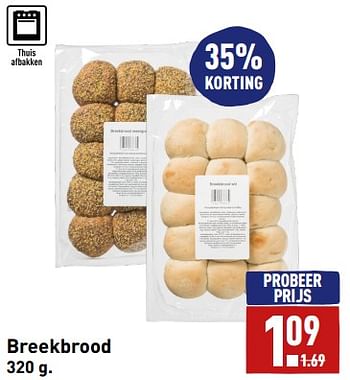 Aanbiedingen Breekbrood - Huismerk - Aldi - Geldig van 04/09/2023 tot 10/09/2023 bij Aldi