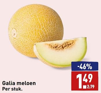 Aanbiedingen Galia meloen - Huismerk - Aldi - Geldig van 04/09/2023 tot 10/09/2023 bij Aldi