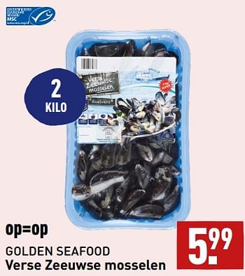 Aanbiedingen Verse zeeuwse mosselen - Golden Seafood - Geldig van 04/09/2023 tot 10/09/2023 bij Aldi