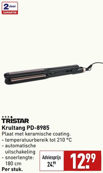 Aanbiedingen Tristar krultang pd-8985 - Tristar - Geldig van 04/09/2023 tot 10/09/2023 bij Aldi