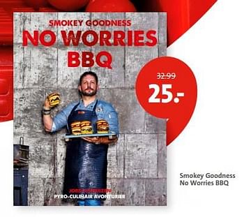 Aanbiedingen Smokey goodness no worries bbq - Huismerk-Bruna - Geldig van 28/08/2023 tot 10/09/2023 bij Bruna