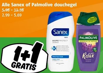 Aanbiedingen Alle sanex of palmolive douchegel - Huismerk Poiesz - Geldig van 04/09/2023 tot 10/09/2023 bij Poiesz
