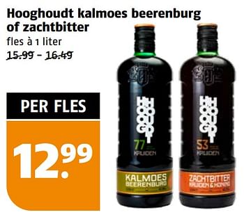 Aanbiedingen Hooghoudt kalmoes beerenburg of zachtbitter - Hooghoudt - Geldig van 04/09/2023 tot 10/09/2023 bij Poiesz