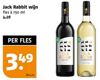 Aanbiedingen Jack rabbit wijn - Rode wijnen - Geldig van 04/09/2023 tot 10/09/2023 bij Poiesz