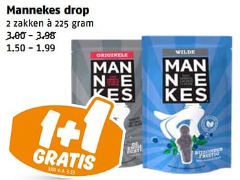 Aanbiedingen Mannekes drop - Mannekes - Geldig van 04/09/2023 tot 10/09/2023 bij Poiesz