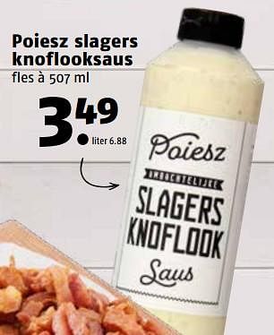 Aanbiedingen Poiesz slagers knoflooksaus - Huismerk Poiesz - Geldig van 04/09/2023 tot 10/09/2023 bij Poiesz