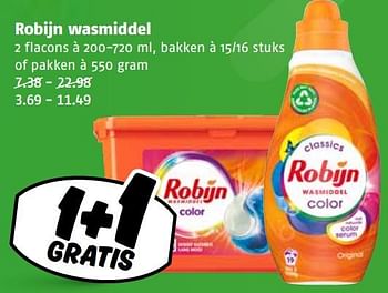 Aanbiedingen Robijn wasmiddel - Robijn - Geldig van 04/09/2023 tot 10/09/2023 bij Poiesz