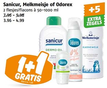 Aanbiedingen Sanicur, melkmeisje of odorex - Huismerk Poiesz - Geldig van 04/09/2023 tot 10/09/2023 bij Poiesz