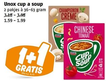 Aanbiedingen Unox cup a soup - Unox - Geldig van 04/09/2023 tot 10/09/2023 bij Poiesz