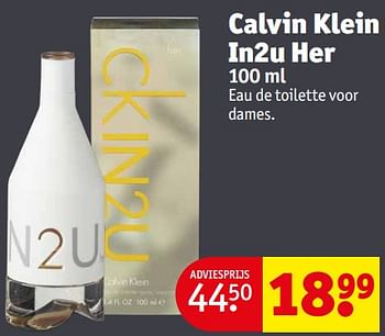 Aanbiedingen Calvin klein in2u her - Calvin Klein - Geldig van 05/09/2023 tot 10/09/2023 bij Kruidvat