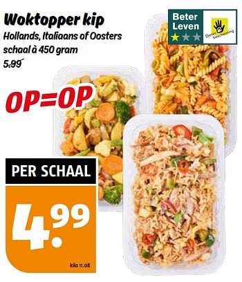 Aanbiedingen Woktopper kip - Huismerk Poiesz - Geldig van 04/09/2023 tot 10/09/2023 bij Poiesz