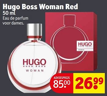 Aanbiedingen Hugo boss woman red - Hugo Boss - Geldig van 05/09/2023 tot 10/09/2023 bij Kruidvat