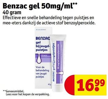 Aanbiedingen Benzac gel - Galderma - Geldig van 05/09/2023 tot 10/09/2023 bij Kruidvat