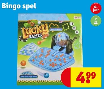 Aanbiedingen Bingo spel - Huismerk - Kruidvat - Geldig van 05/09/2023 tot 10/09/2023 bij Kruidvat