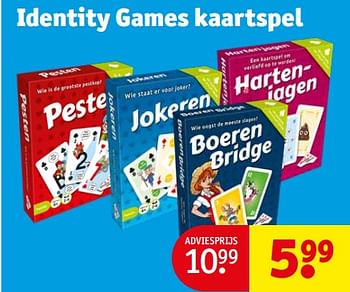 Aanbiedingen Identity games kaartspel - Identity Games - Geldig van 05/09/2023 tot 10/09/2023 bij Kruidvat