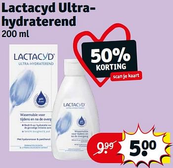 Aanbiedingen Lactacyd ultrahydraterend - Lactacyd - Geldig van 05/09/2023 tot 10/09/2023 bij Kruidvat