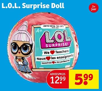 Aanbiedingen L.o.l. surprise doll - LOL Surprise - Geldig van 05/09/2023 tot 10/09/2023 bij Kruidvat