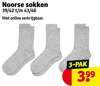 Aanbiedingen Noorse sokken - Huismerk - Kruidvat - Geldig van 05/09/2023 tot 10/09/2023 bij Kruidvat