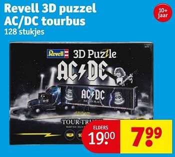 Aanbiedingen Revell 3d puzzel ac-dc tourbus - Revell - Geldig van 05/09/2023 tot 10/09/2023 bij Kruidvat