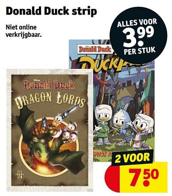 Aanbiedingen Donald duck strip - Huismerk - Kruidvat - Geldig van 05/09/2023 tot 10/09/2023 bij Kruidvat