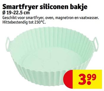 Aanbiedingen Smartfryer siliconen bakje - Huismerk - Kruidvat - Geldig van 05/09/2023 tot 10/09/2023 bij Kruidvat