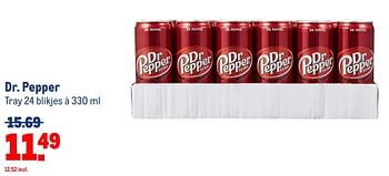 Aanbiedingen Dr. pepper - Dr. Pepper - Geldig van 30/08/2023 tot 12/09/2023 bij Makro