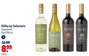 Aanbiedingen Killka by salentein argentinië - Witte wijnen - Geldig van 30/08/2023 tot 12/09/2023 bij Makro