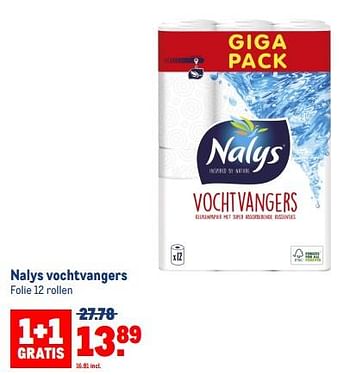 Aanbiedingen Nalys vochtvangers - Nalys - Geldig van 30/08/2023 tot 12/09/2023 bij Makro