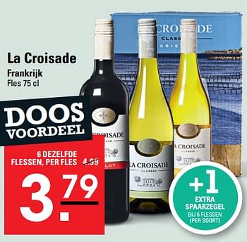 Aanbiedingen La croisade frankrijk - Rode wijnen - Geldig van 24/08/2023 tot 11/09/2023 bij Sligro