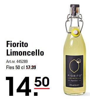 Aanbiedingen Fiorito limoncello - Fiorito - Geldig van 24/08/2023 tot 11/09/2023 bij Sligro