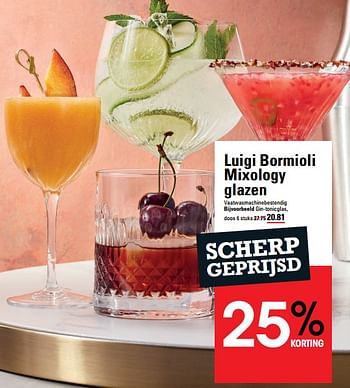 Aanbiedingen Luigi bormioli mixology glazen - Luigi Bormioli - Geldig van 24/08/2023 tot 11/09/2023 bij Sligro