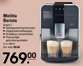 Aanbiedingen Melitta barista smart t - Melitta - Geldig van 24/08/2023 tot 11/09/2023 bij Sligro