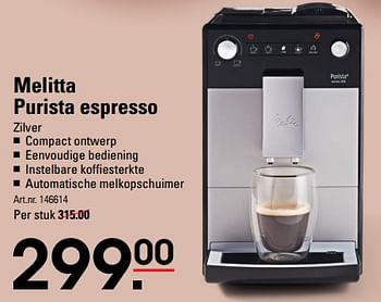 Aanbiedingen Melitta purista espresso - Melitta - Geldig van 24/08/2023 tot 11/09/2023 bij Sligro